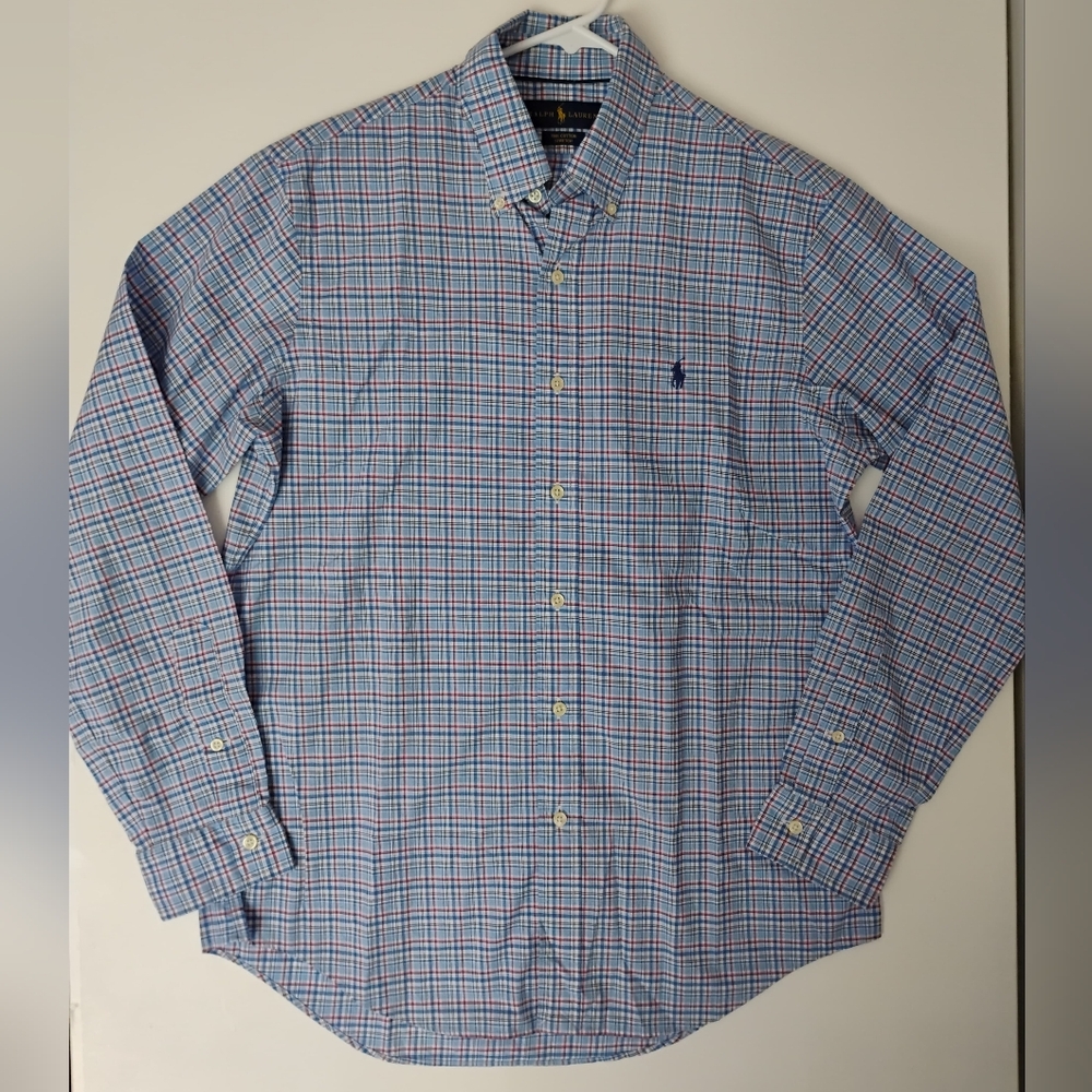 Ralph Lauren Men's Multicolor Plaid Button Down Shirt